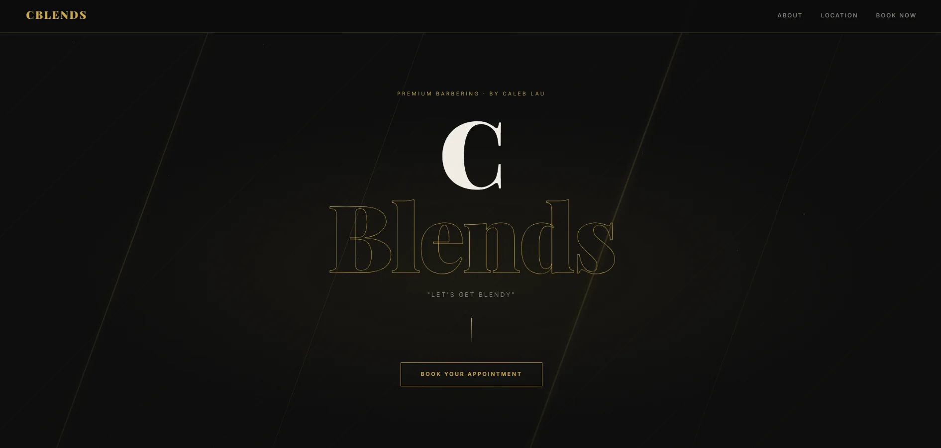 Cblends website screenshot