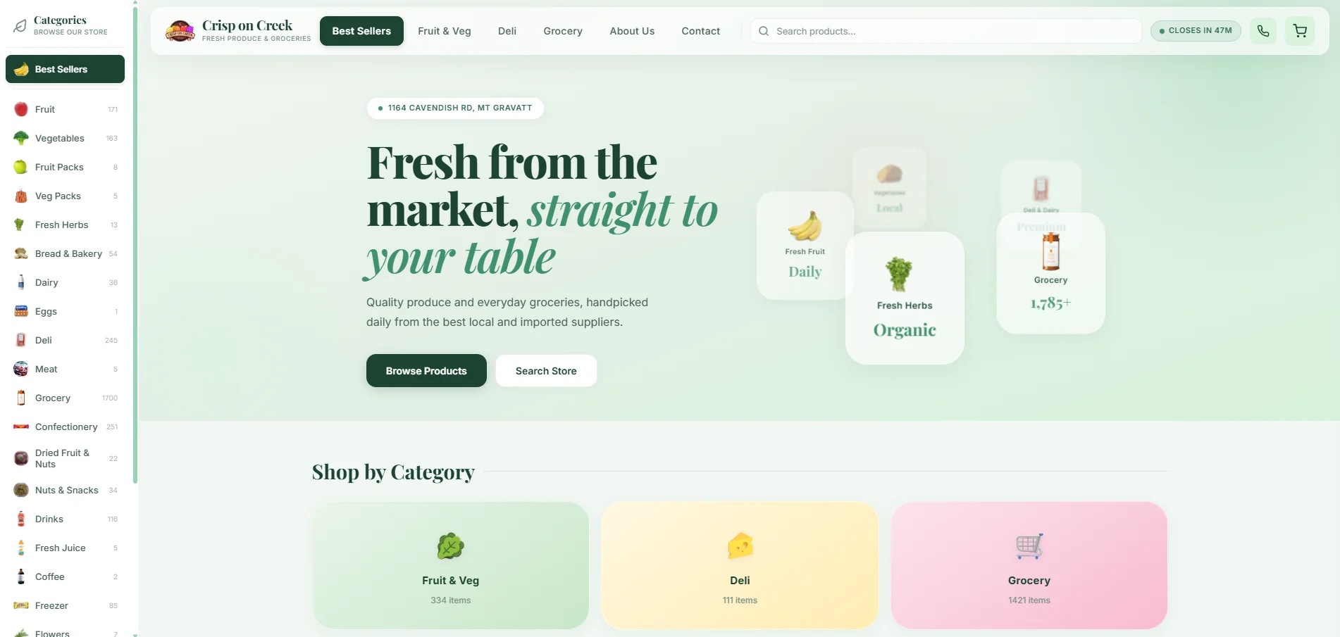 Crisp website screenshot